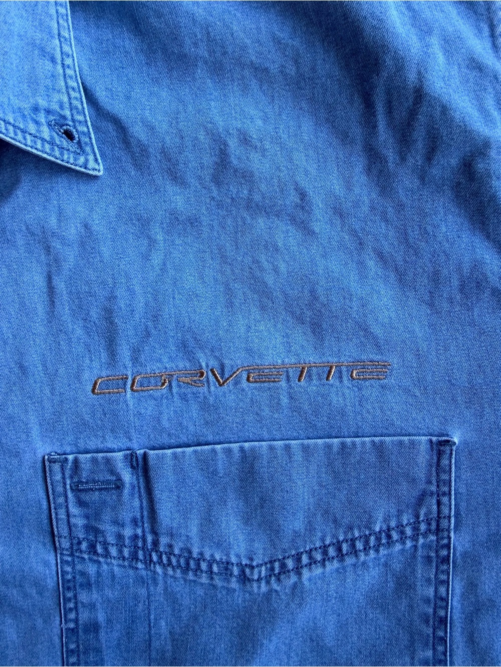 Vintage Ruff Hewn denim button down top - Picture 4 of 7
